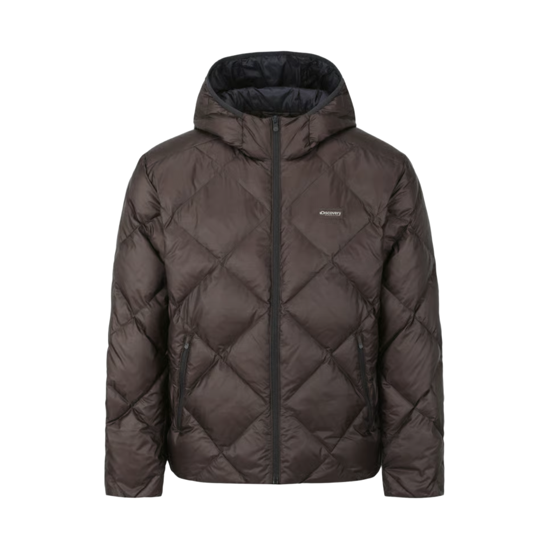 디스커버리 익스페디션 올버트 뉴퀼팅 구스다운 경량패딩 다크 브라운(Discovery Expedition Olvert New Quilted Goose Down Light Puffer Jacket Dark Brown) - 1