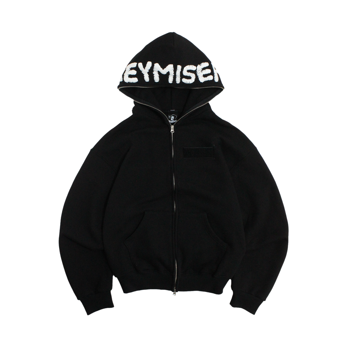 KMWPOT01-BK keymisery Whisper Full-Zip Hoodie (Black)