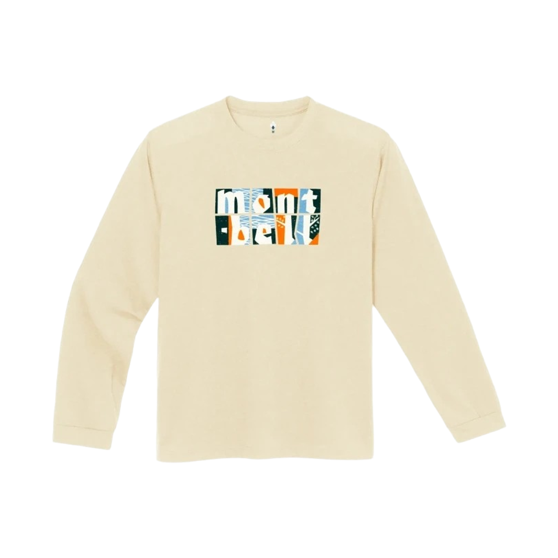 1114852 Montbell Wickron Lakeshore Long Sleeve T-Shirt Ivory