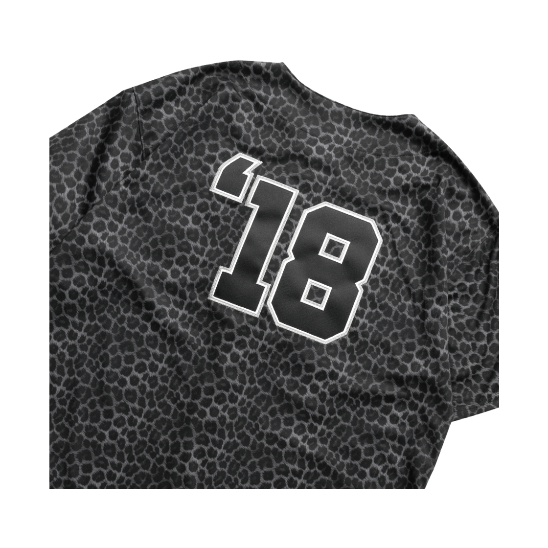 위얼드월드 '18 레오파드-베이스볼-져지 블랙(WEIRD WORLD 18-Leopard-Baseball-Jersey Black) - 4