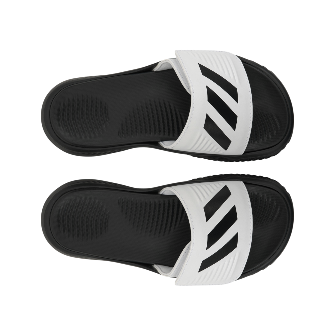 아디다스 알파리스폰스 1.0 슬라이드 클라우드 화이트 코어 블랙(Adidas Alpharesponse 1.0 Slides Cloud White Core Black) - 5