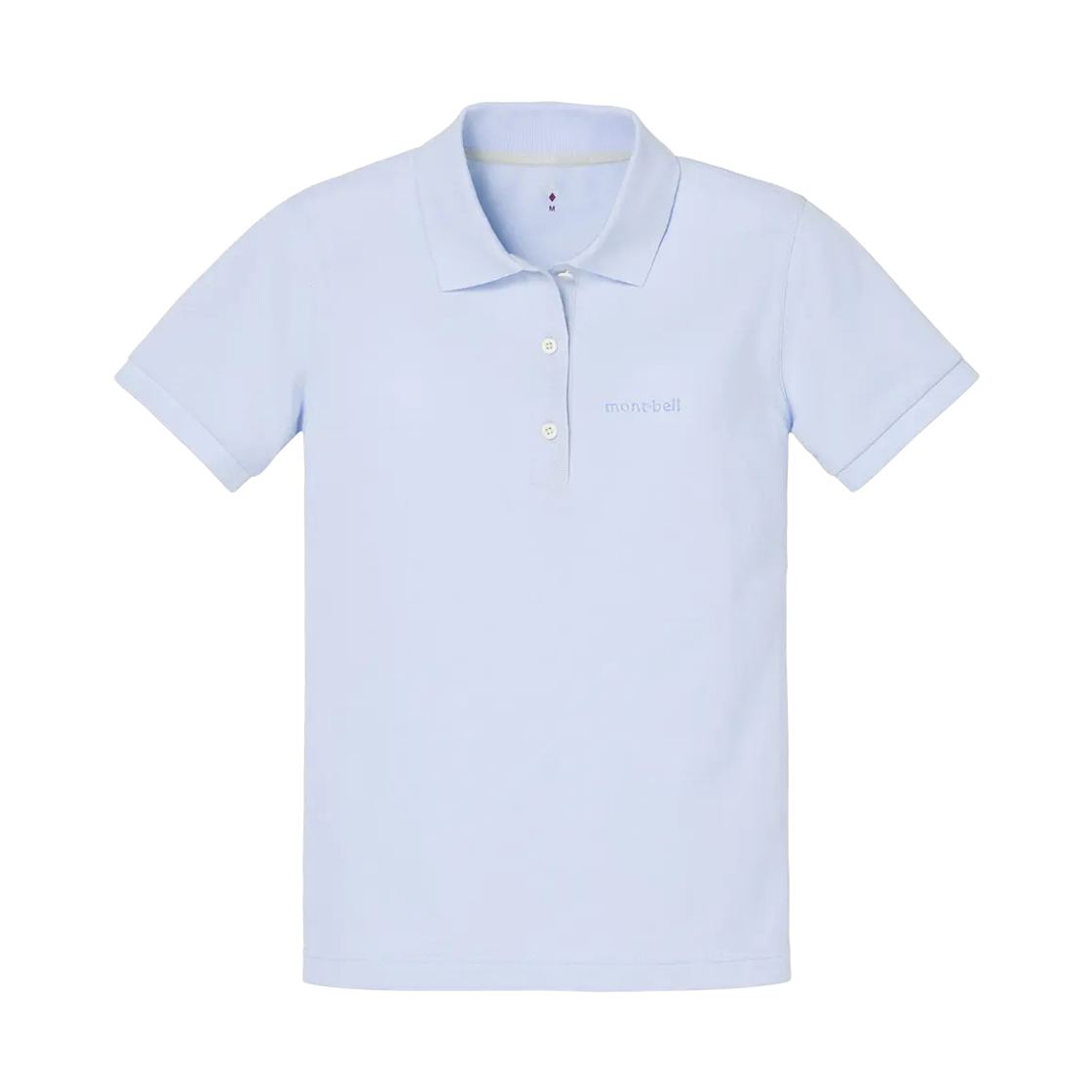 2104804 (W) Montbell Core Spun Polo Shirt Light Blue