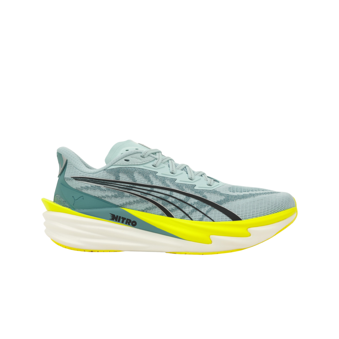 312123-08 Puma Deviate Nitro 4 Baltic Sea Blue Fresh Water