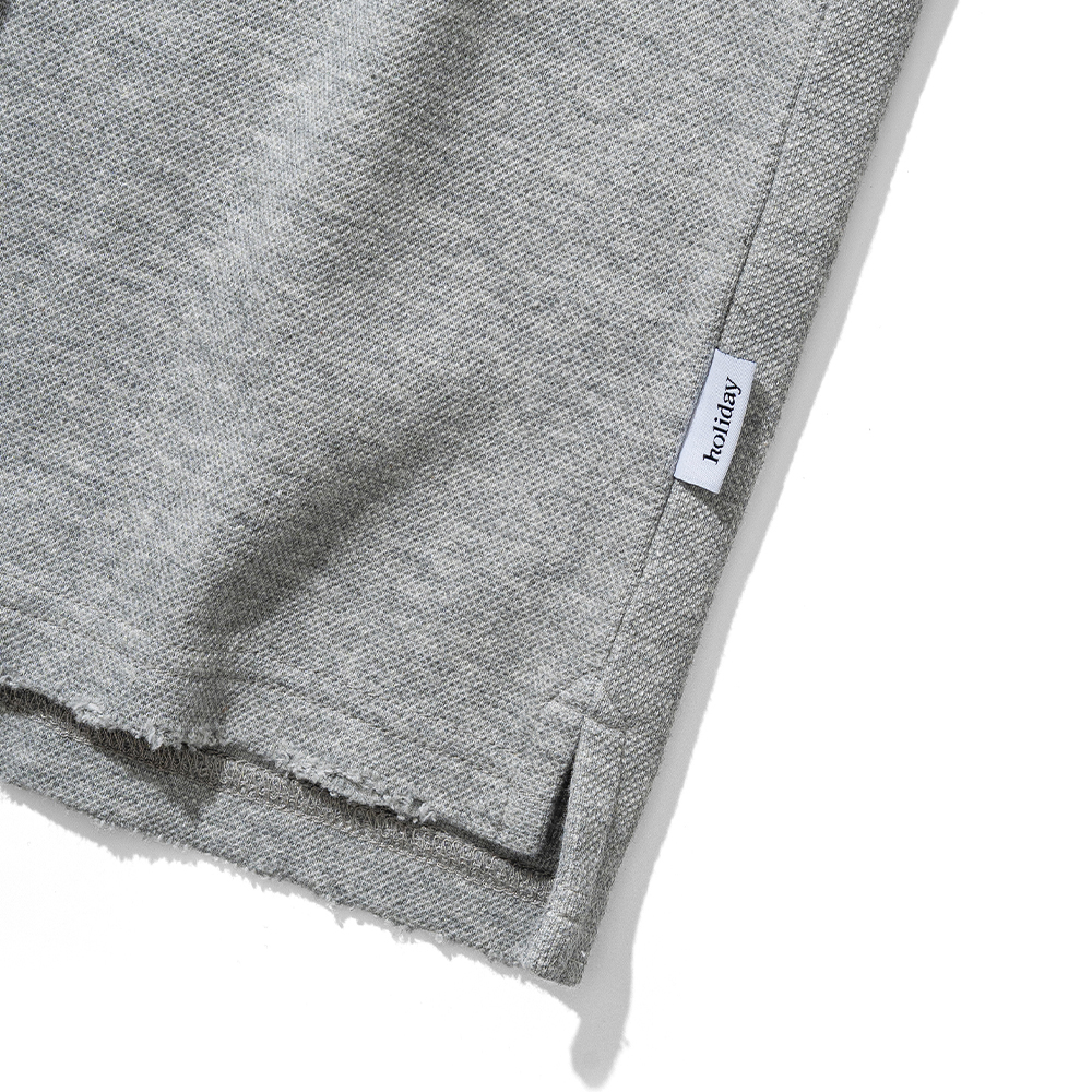 익스프레스 홀리데이 알바트로스 워시드 피케 셔츠 멜란지 그레이(Express Holiday Albatross Washed Pique Shirt Melange Grey) - 5