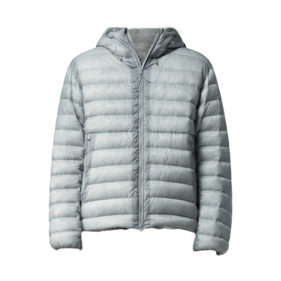 무신사 스탠다드 시어 후디드 라이트 다운 자켓 클라우디 블루(Musinsa Standard Sheer Hooded Light Down Jacket Cloudy Blue)