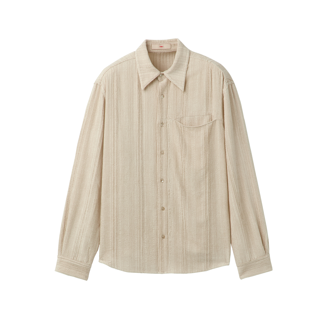 2D6-MM-MT-SH038OWH MMIC Drape Shirt Ivory