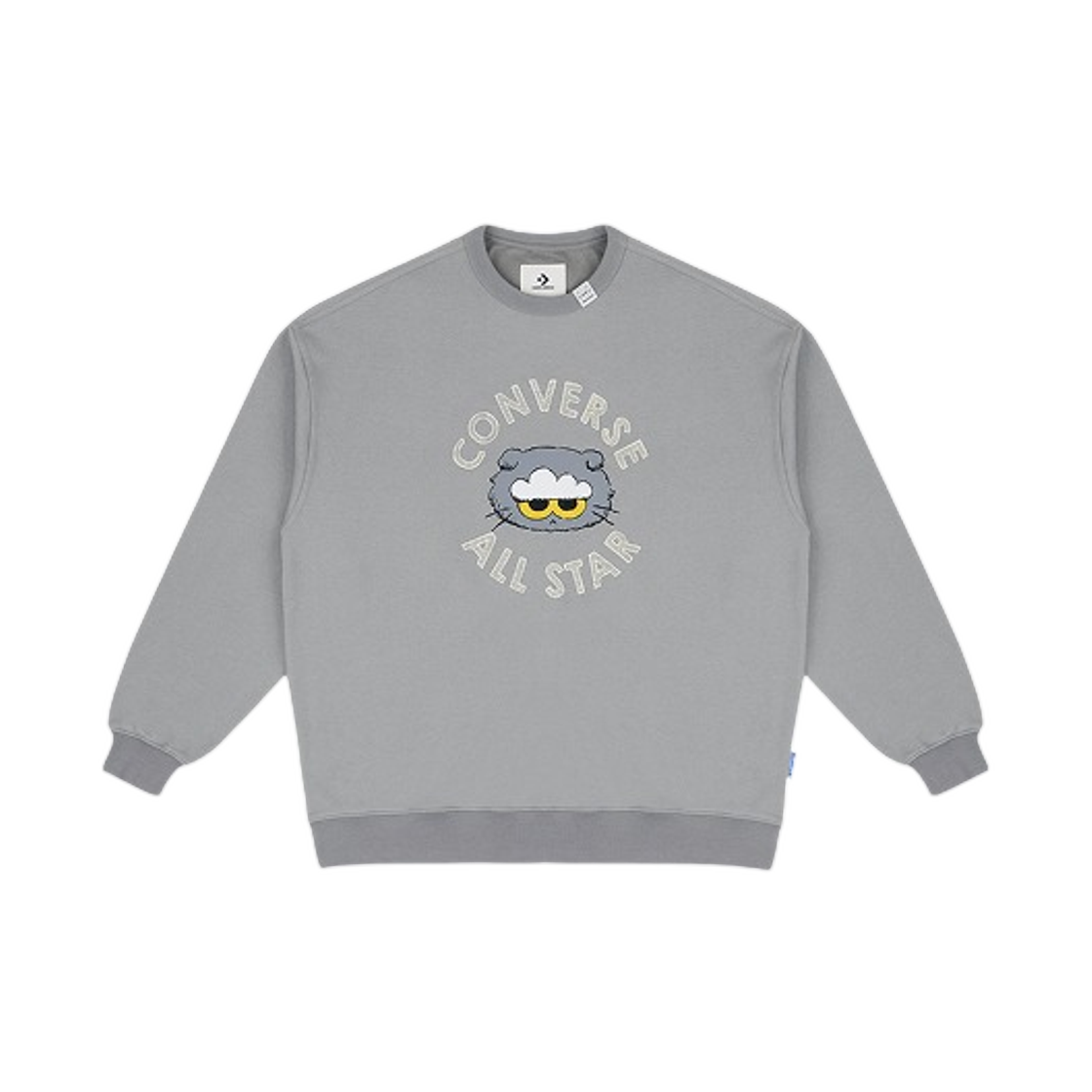 UCL160-GFY Converse x Zo&Friends Crewneck Top Classic Grey