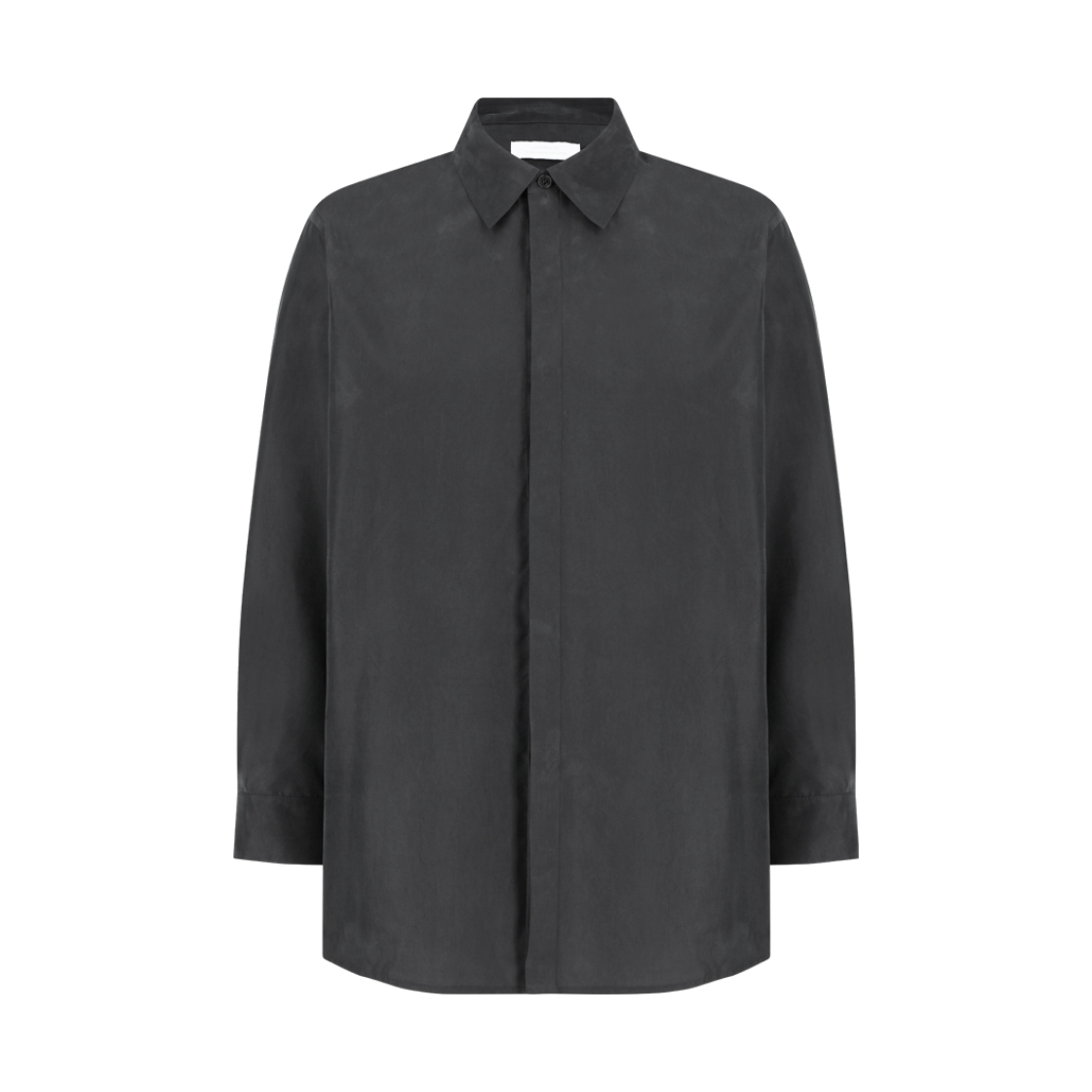 아모멘토 큐프로 셔츠 차콜 - 26FW(Amomento Cupro Shirt Charcoal - 26FW)