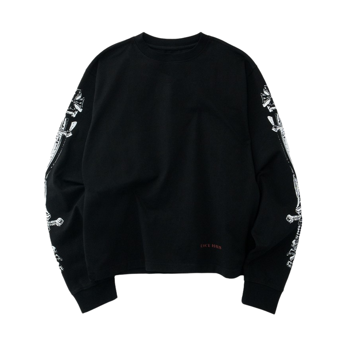 ET2603LT01BK ETCE Cross Sword L/S Tee Black