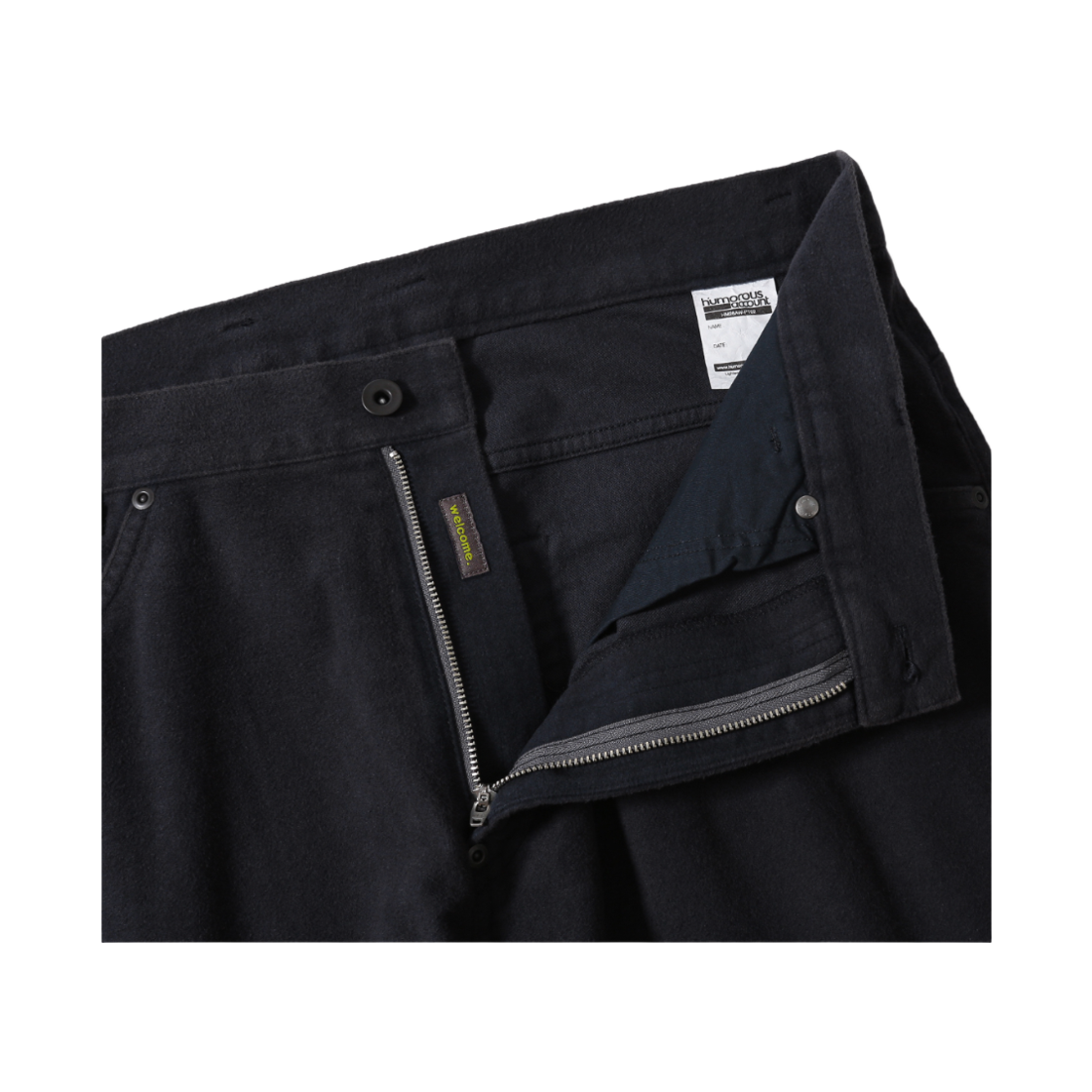 휴머러스 어카운트 5P 몰스킨 팬츠 네이비 워시드(humorous account 5P Moleskin Pants Navy Washed) - 3