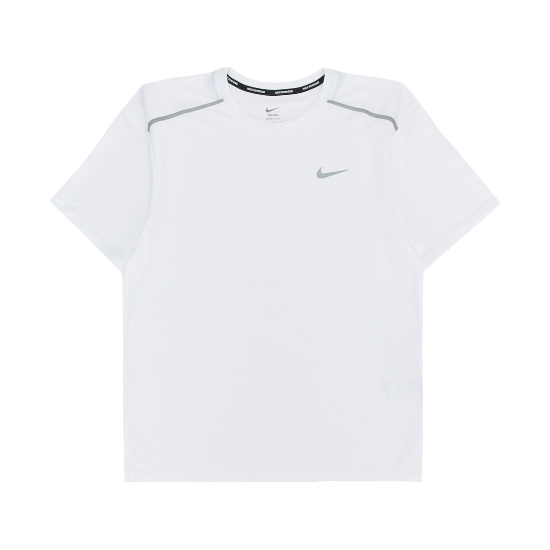 IF2083-100 Nike Miler Dri-Fit Short UV Sleeve Running Top White - Asia