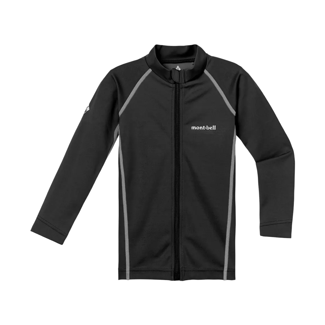 1127441 (Kids) Montbell Aqua Body Full Zip Shirt Black