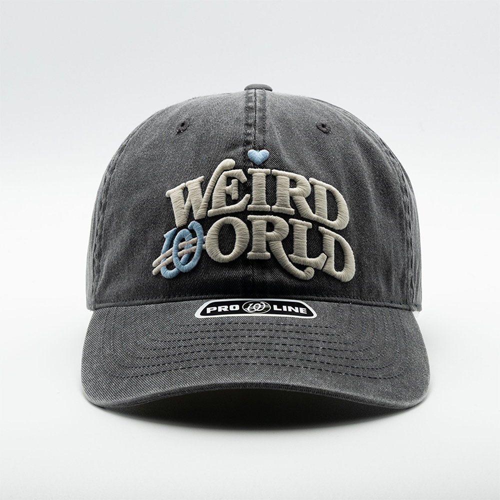 위얼드월드 아크로고 피그먼트 차콜 스카이블루(Weird World Acro Logo Pigment Charcoal Skyblue) - 2