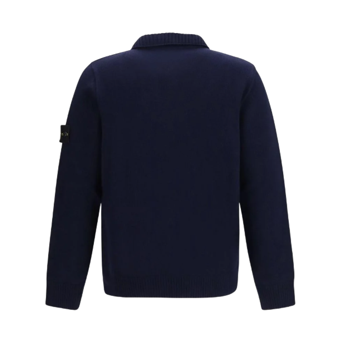 스톤 아일랜드 5100047 레귤러 핏 버튼 플래킷 집업 점퍼 네이비 블루 - 26FW(Stone Island 5100047 Regular Fit Zip Up Jumper with Button Placket Navy Blue - 26FW) - 2