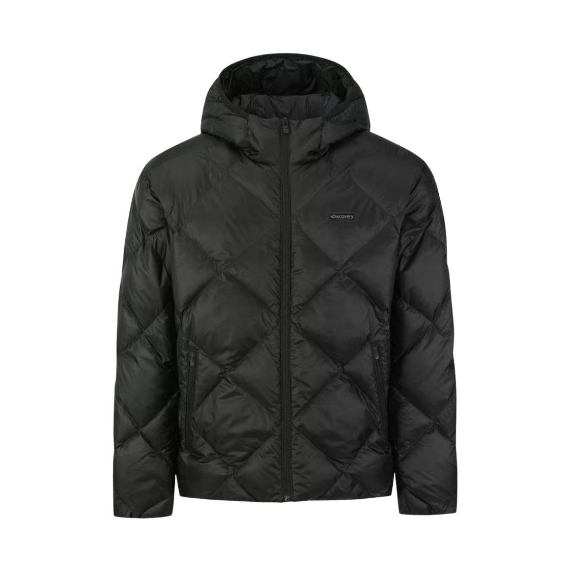 DMDJ7M066-BKS Discovery Expedition Olvert New Quilted Goose Down Light Puffer Jacket Black