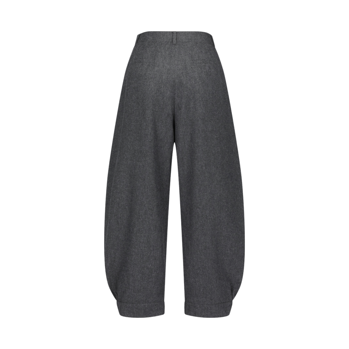 아모멘토 우먼 울 셔링 팬츠 차콜 - 26FW(Amomento Women Wool Shirring Pants Charcoal - 26FW) - 2