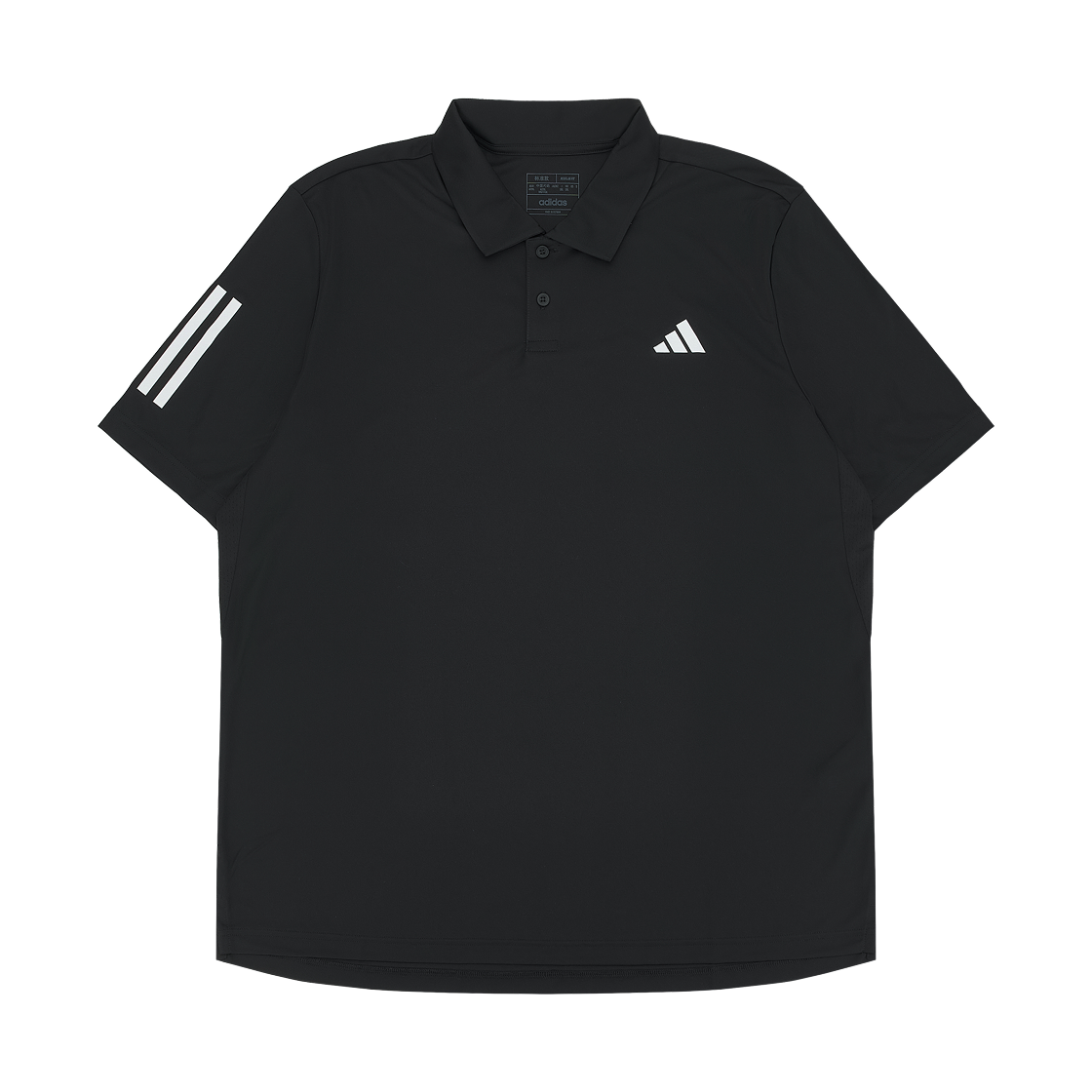 HS3269 Adidas Tennis Club 3S Tennis Polo Shirt Black - US Sizing