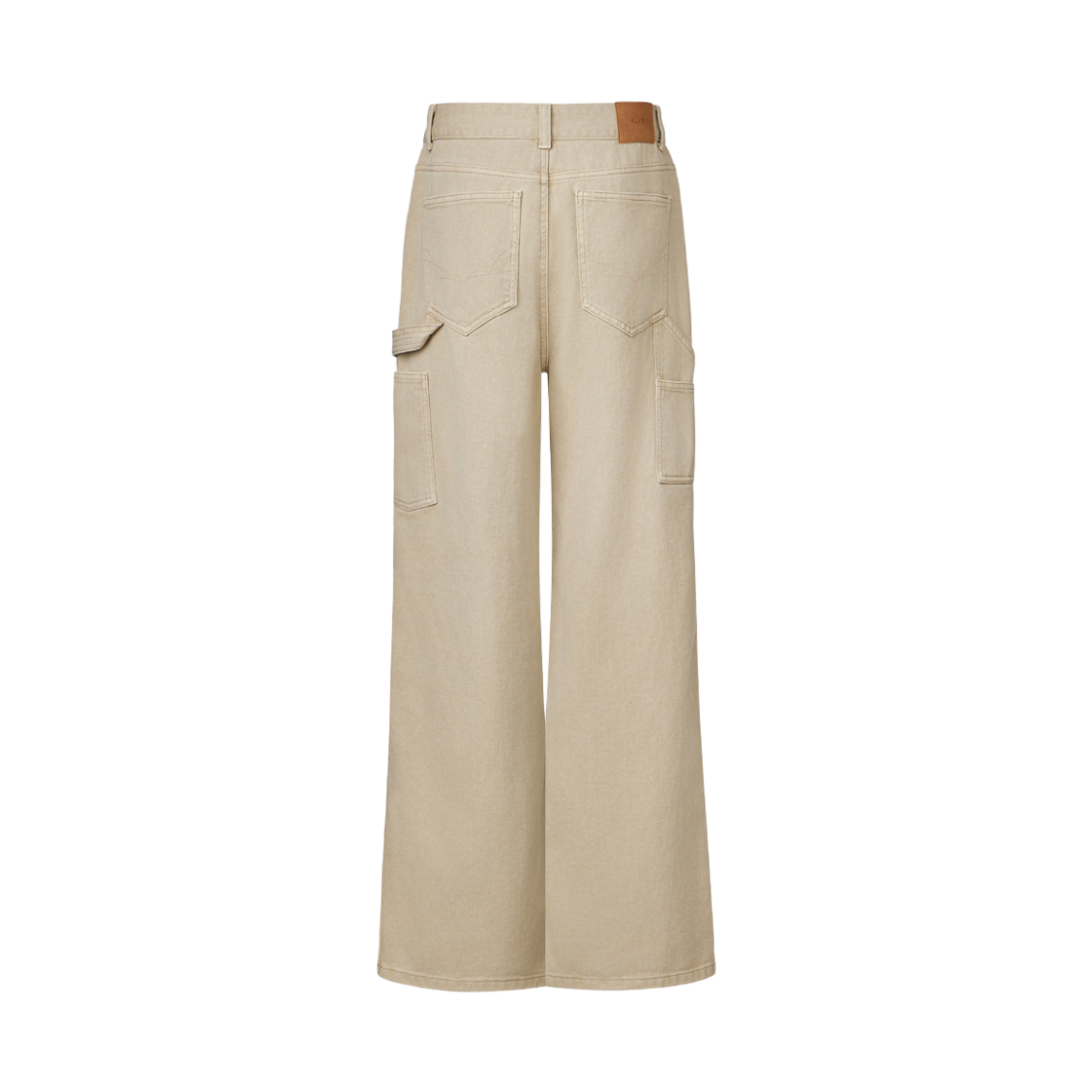 쿠메 유틸리티 다잉 카고 팬츠 베이지(KUME Men Garment-Dyed Utility Cargo Pants Beige) - 3