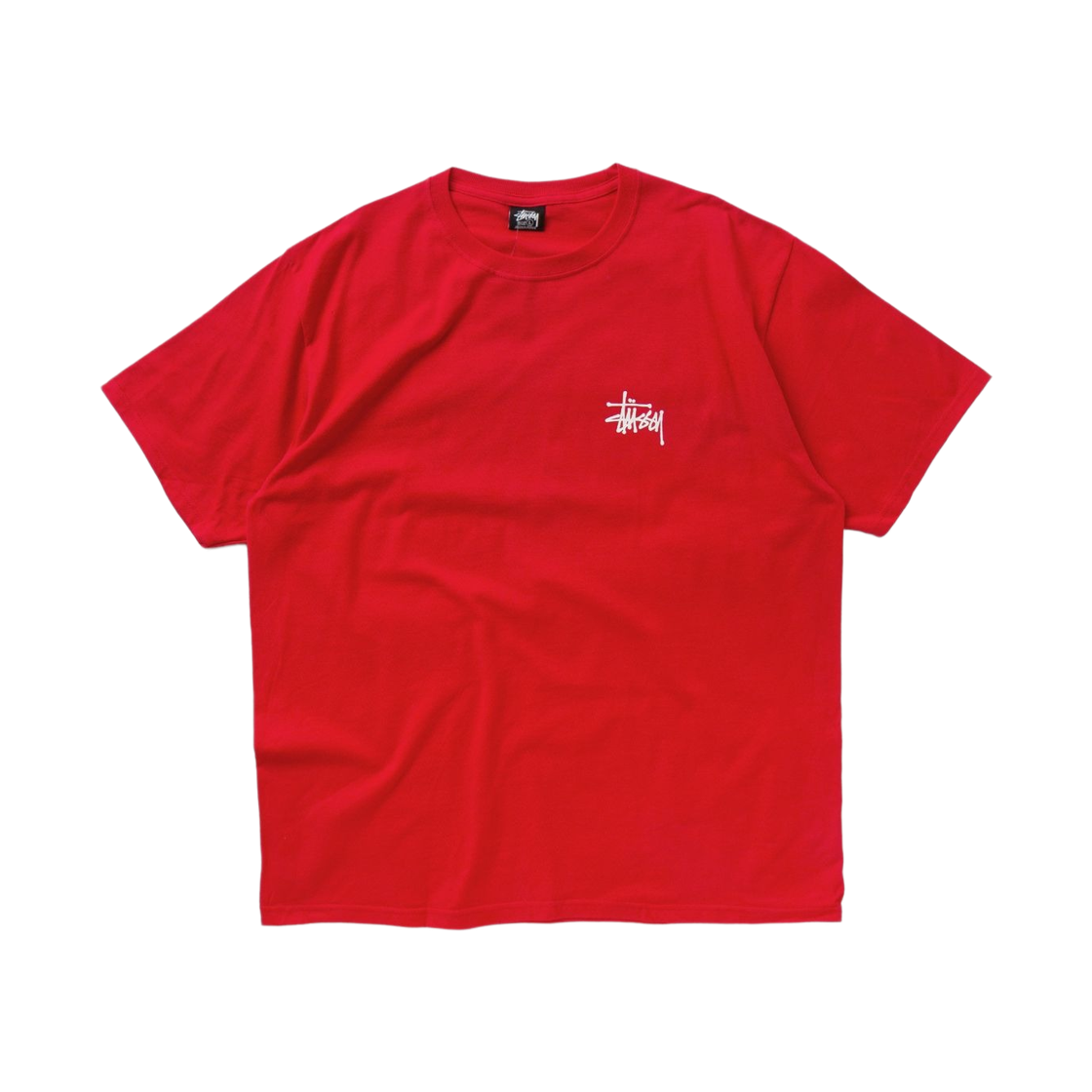 스투시 베이직 스투시 티셔츠 레드(Stussy Basic Stussy T-Shirt Red) - 2