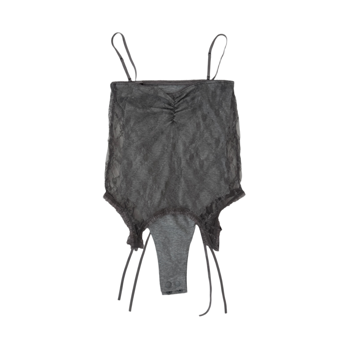 게이트리스 가터 바디수트-그레이(Gateless Garter Bodysuit-Grey) - 1