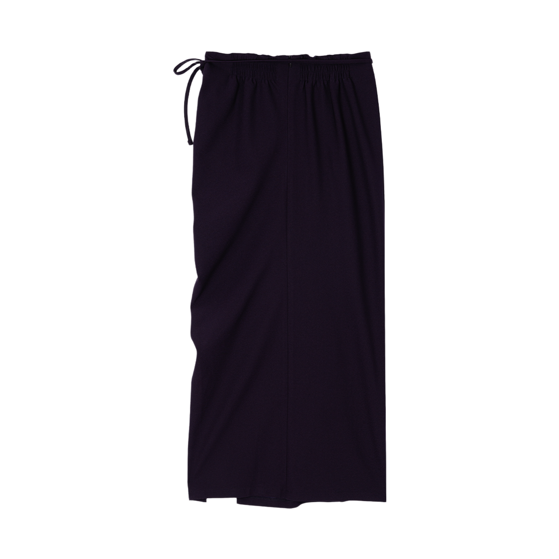 어글리쉐도우 루시드 롱 타이 스커트(퍼플)(Uglyshadow Ruched Long Tie Skirt(Purple)) - 2