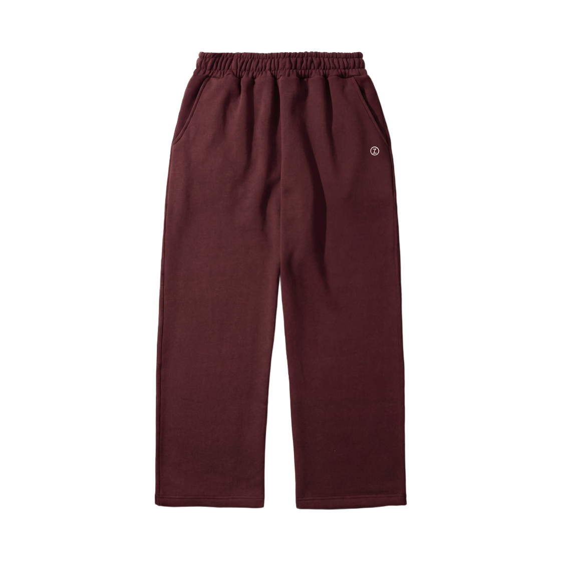 KJLP2685_burgundy_29 JEMUT Log Wide Napping Sweatpants Burgundy KJLP2685