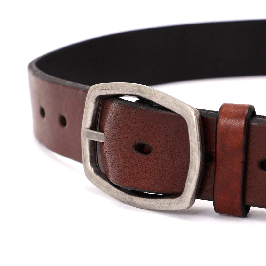 [예약배송] 아비렉스 카우 레더 벨트 싱글 핀 다크브라운([예약배송] Avirex Cow Leather Belt Single Pin Dark Brown) - 2