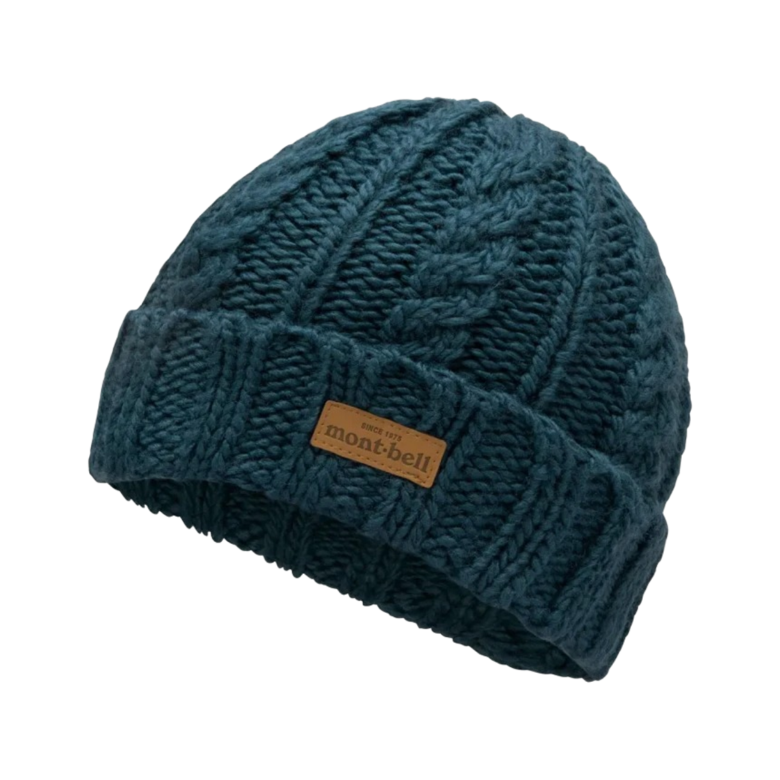 1118747 Montbell Low Gauge Knit Cap #3 Blue Green