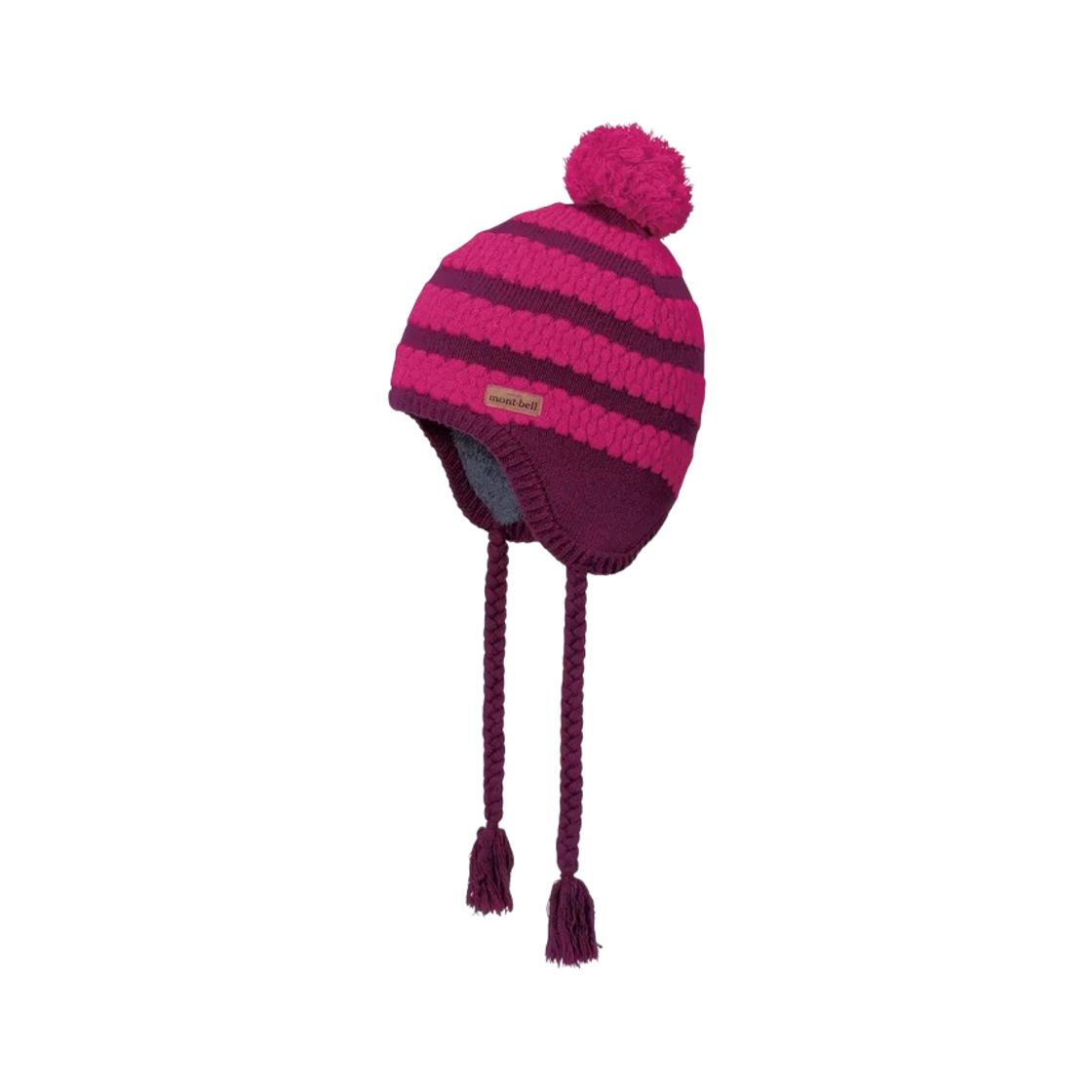 1118593 Montbell Tibetan Cap Border Deep Pink