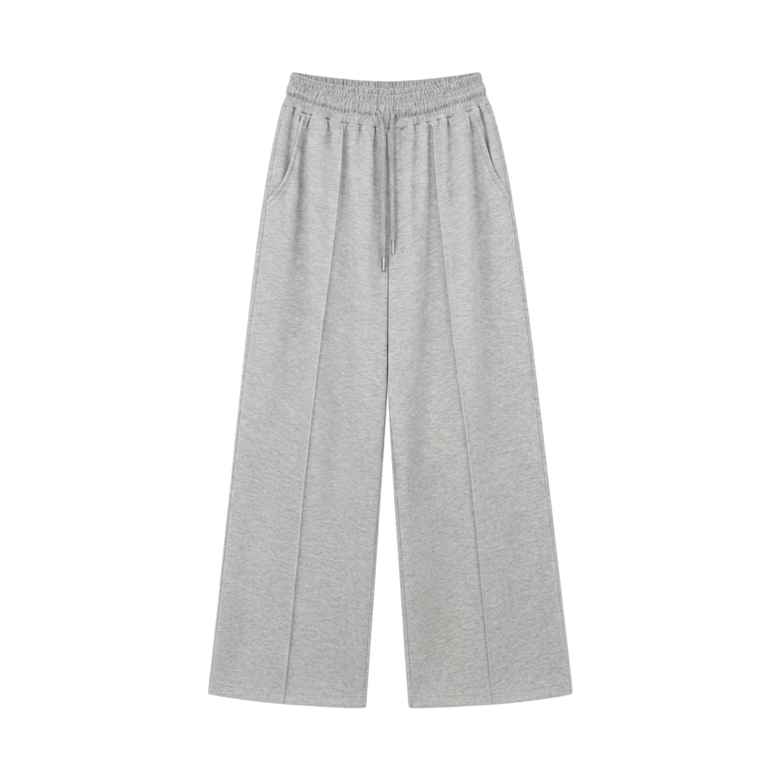 지크립 원턱 세미 와이드 스웨트 팬츠 그레이(GCLIP Single-Pleat Semi-Wide Sweatpants Gray) - 2