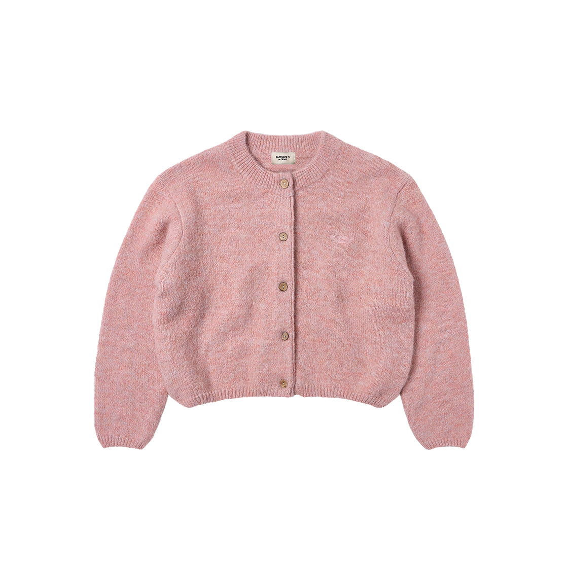 Ebbe Mild Wool Cardigan Pink Flatwave in Seoul Ebbe Mild Wool Cardigan Pink