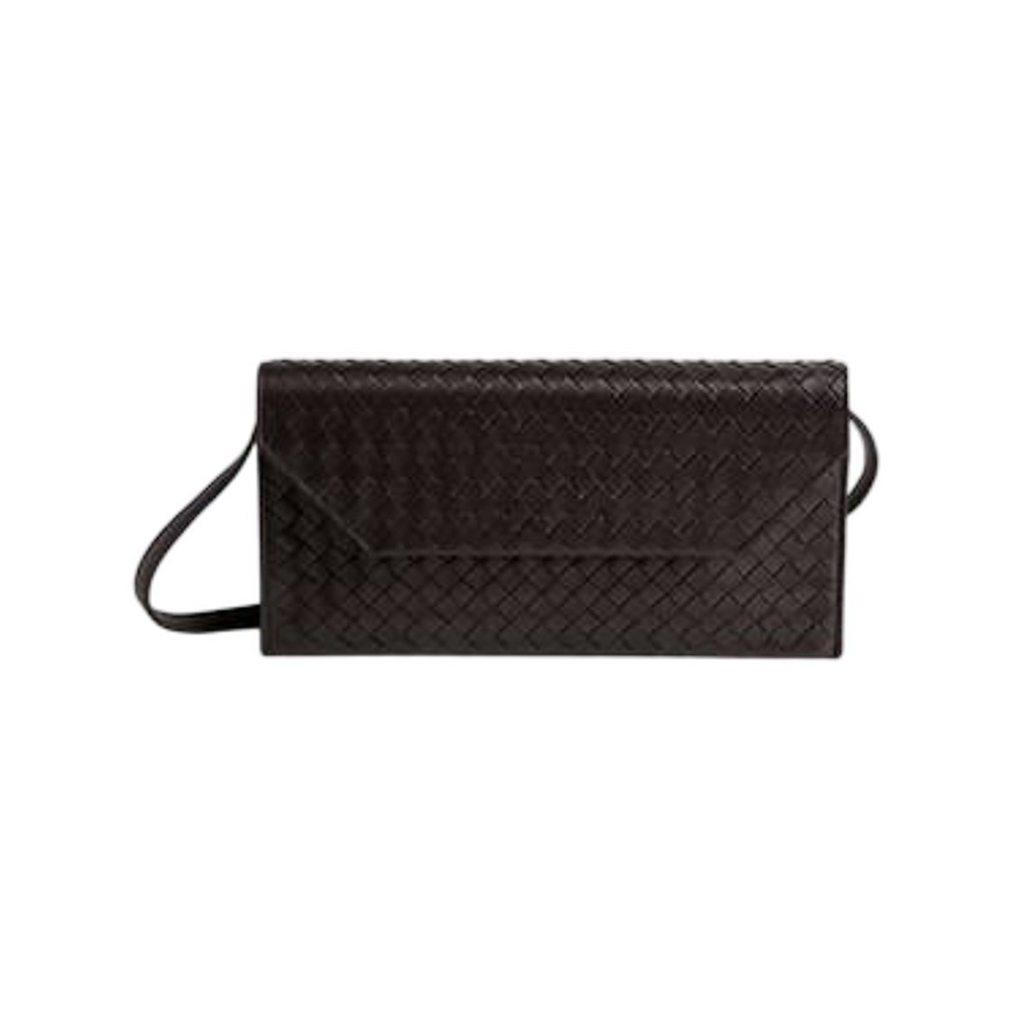 A0067TV0HW42094 Bottega Veneta Intrecciato Piccolo Envelope Pouch Espresso