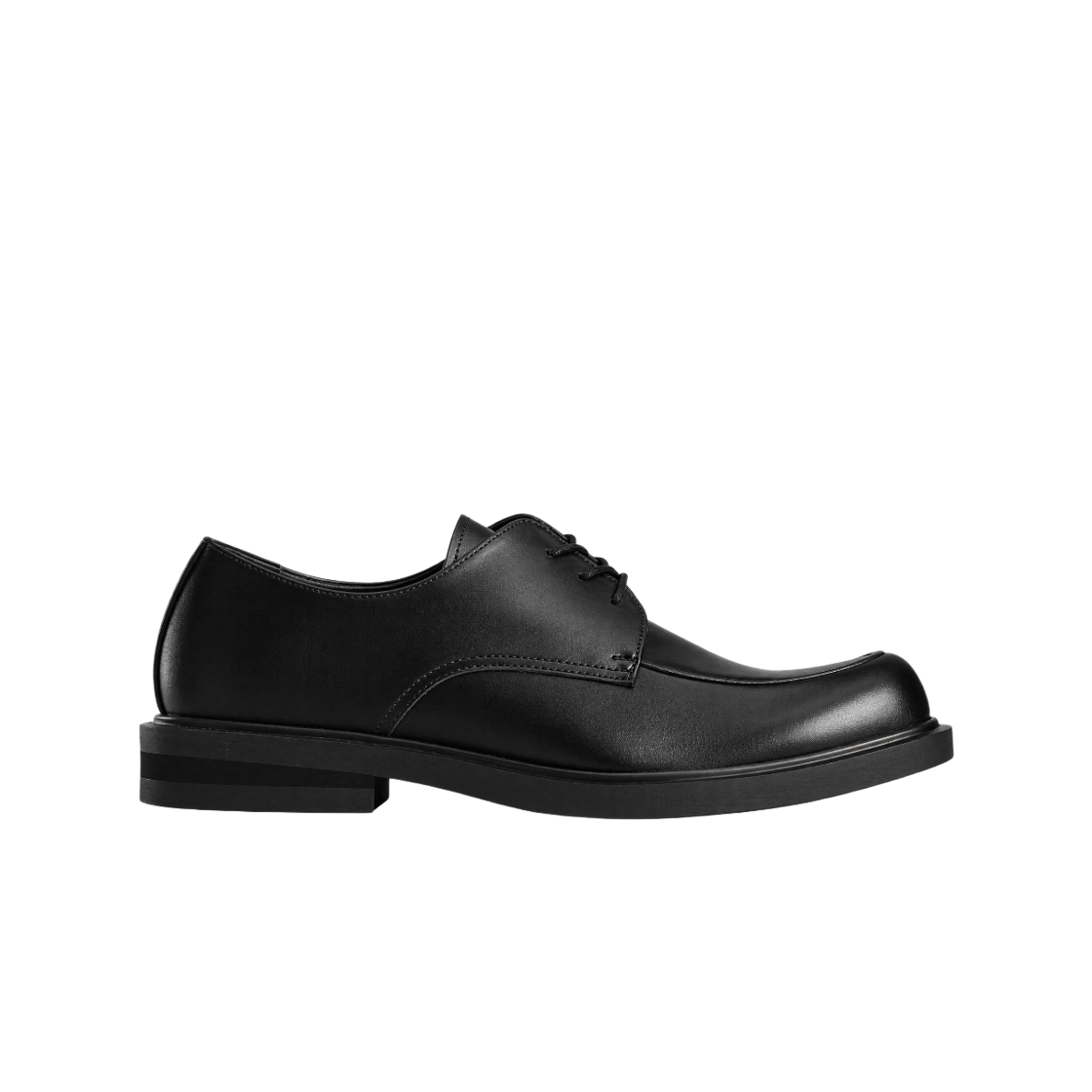 SP3201 SLOWSTEP SP3201 George 3 Eyelet Square Base Derby Shoes Black