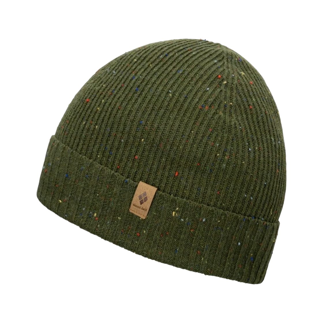 1119104 Montbell Rib Knit Light Watch Cap #1 Khaki