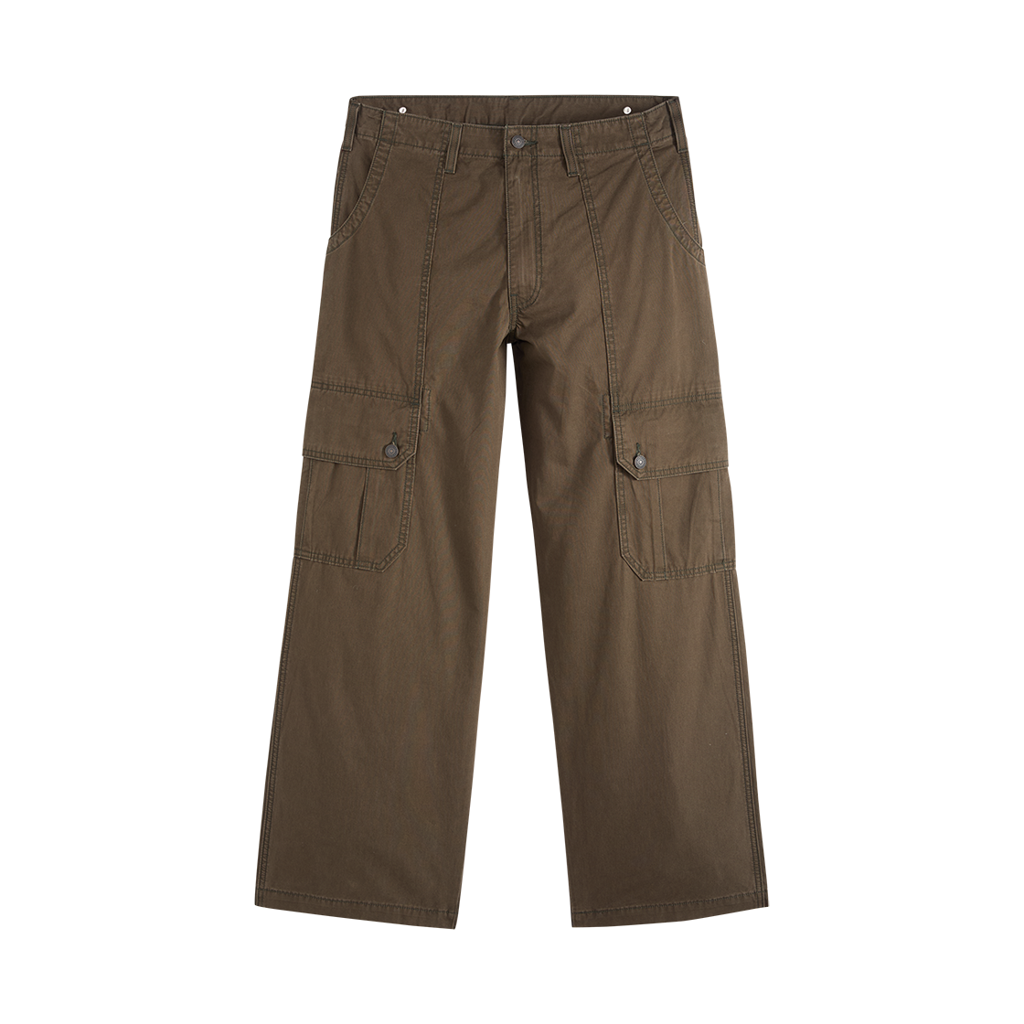 007W6-0001 Levi's Extra Baggy Cargo Pants Brown