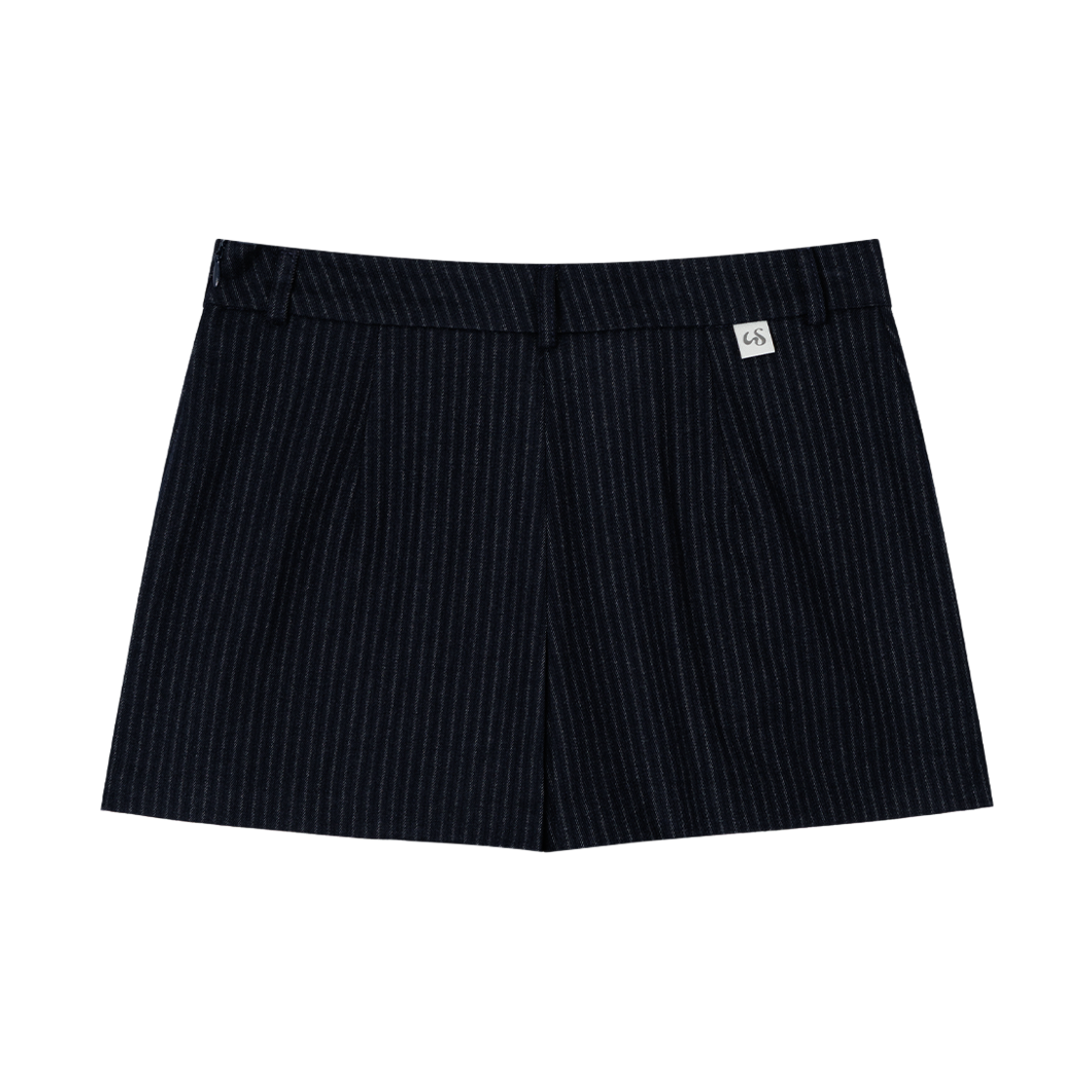 어글리쉐도우 스트라이프 플리츠 팬츠(네이비)(Uglyshadow Stripe Pleated Pants(Navy)) - 2