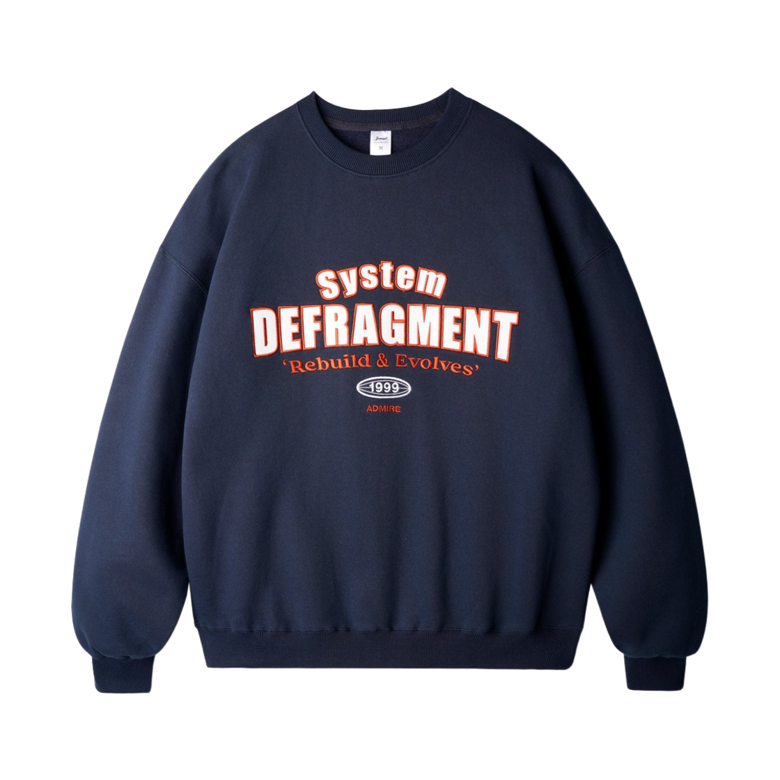 ISMT2665_navy_29 JEMUT Defragment Sweatshirt Navy ISMT2665
