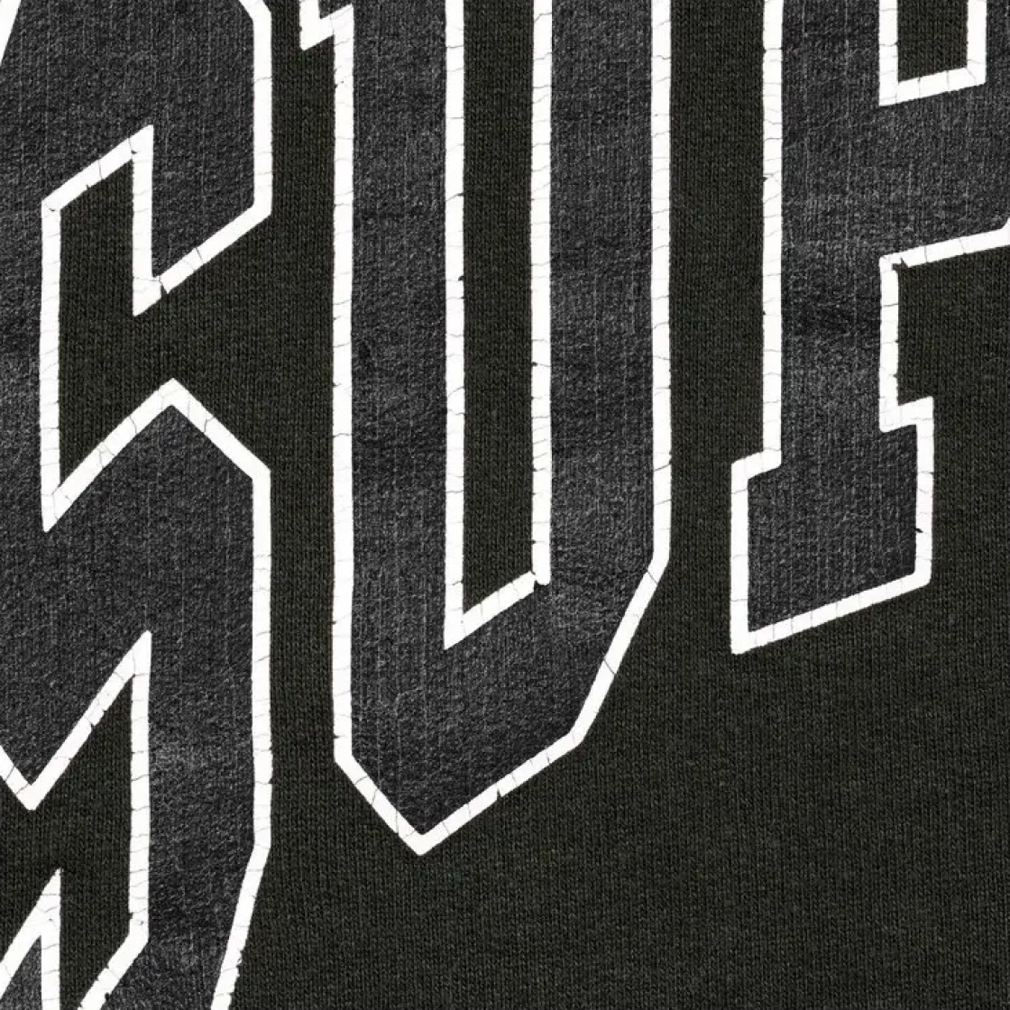 슈프림 크랙 래글런 집업 후드 스웨트셔츠 블랙 - 26SS(Supreme Cracked Raglan Zip Up Hooded Sweatshirt Black - 26SS) - 3
