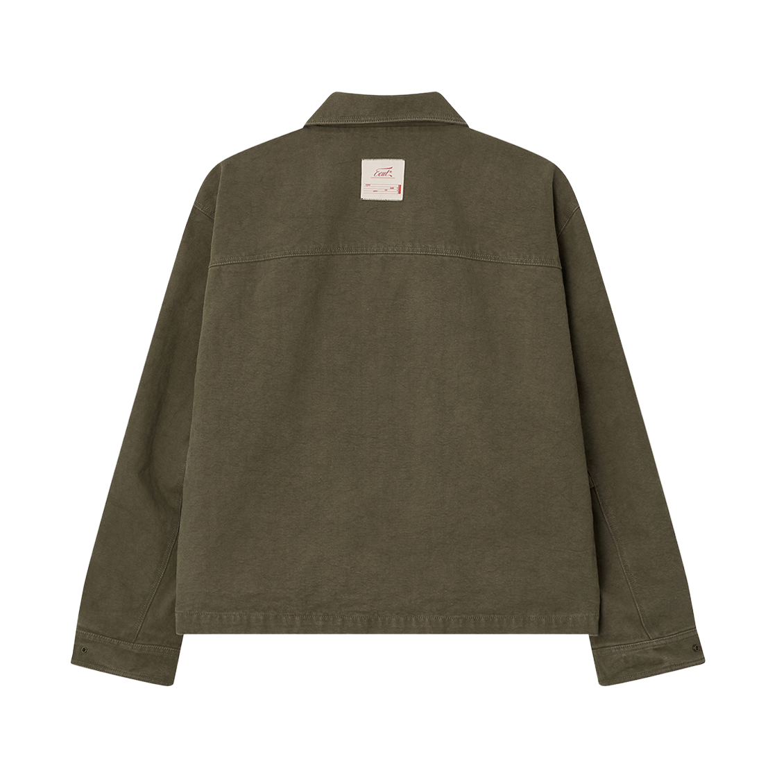 이우트 빈티지 워시드 워크 자켓 카키(EEUT Vintage Washed Work Jacket Khaki) - 2