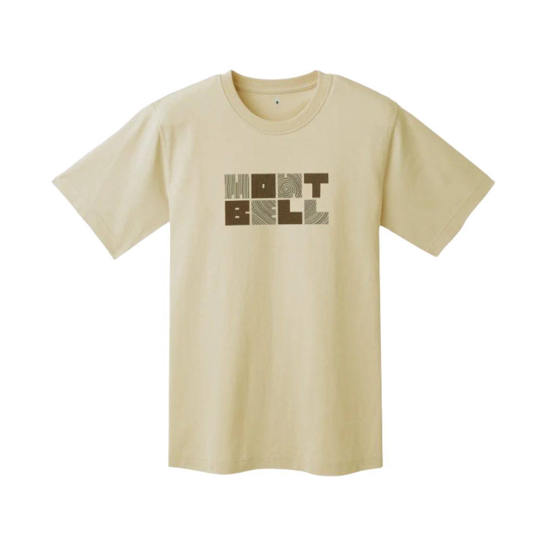 2104868 Montbell Pear Skin Cotton Wood T-Shirt Ivory