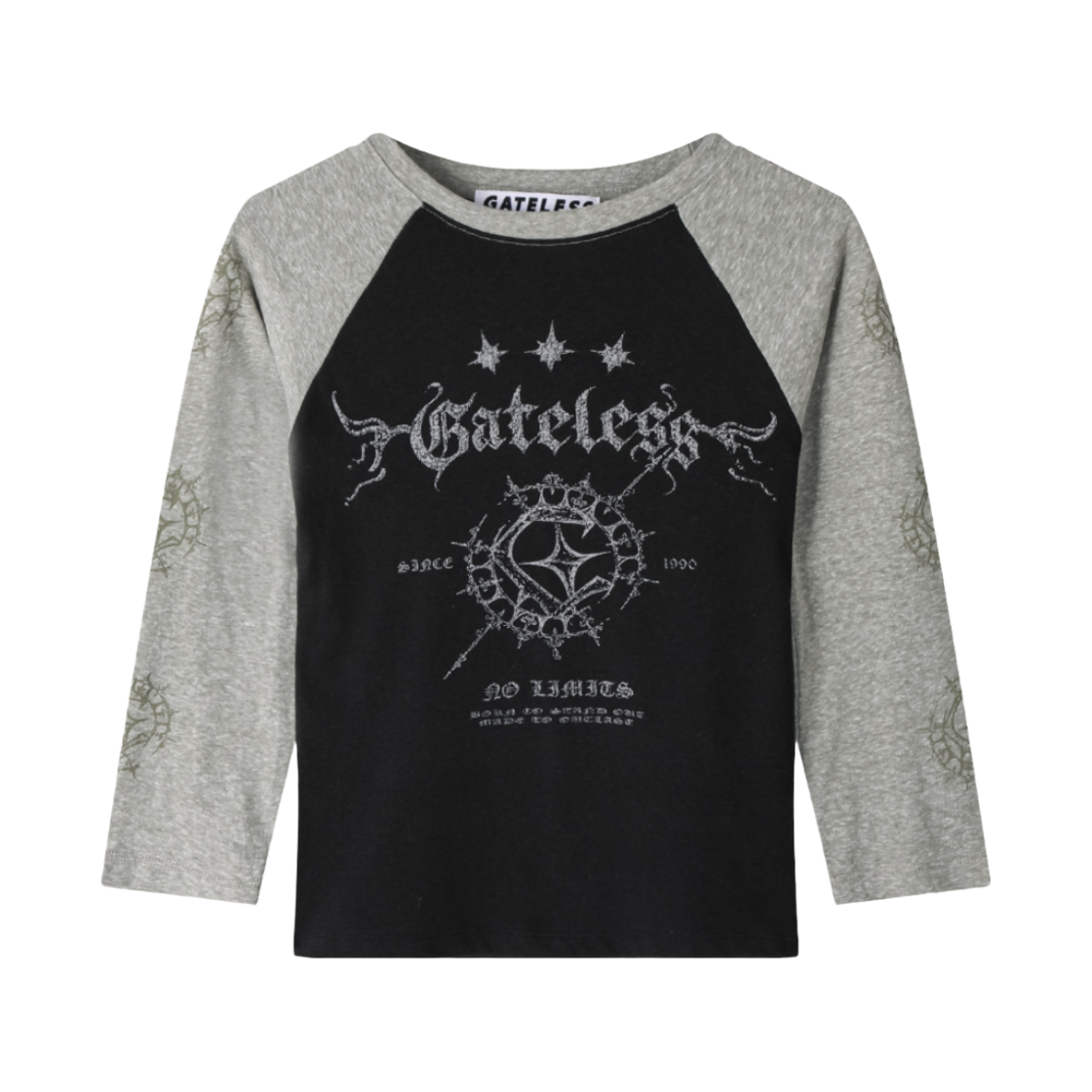 P0000FSG Gateless Vintage Raglan-Black