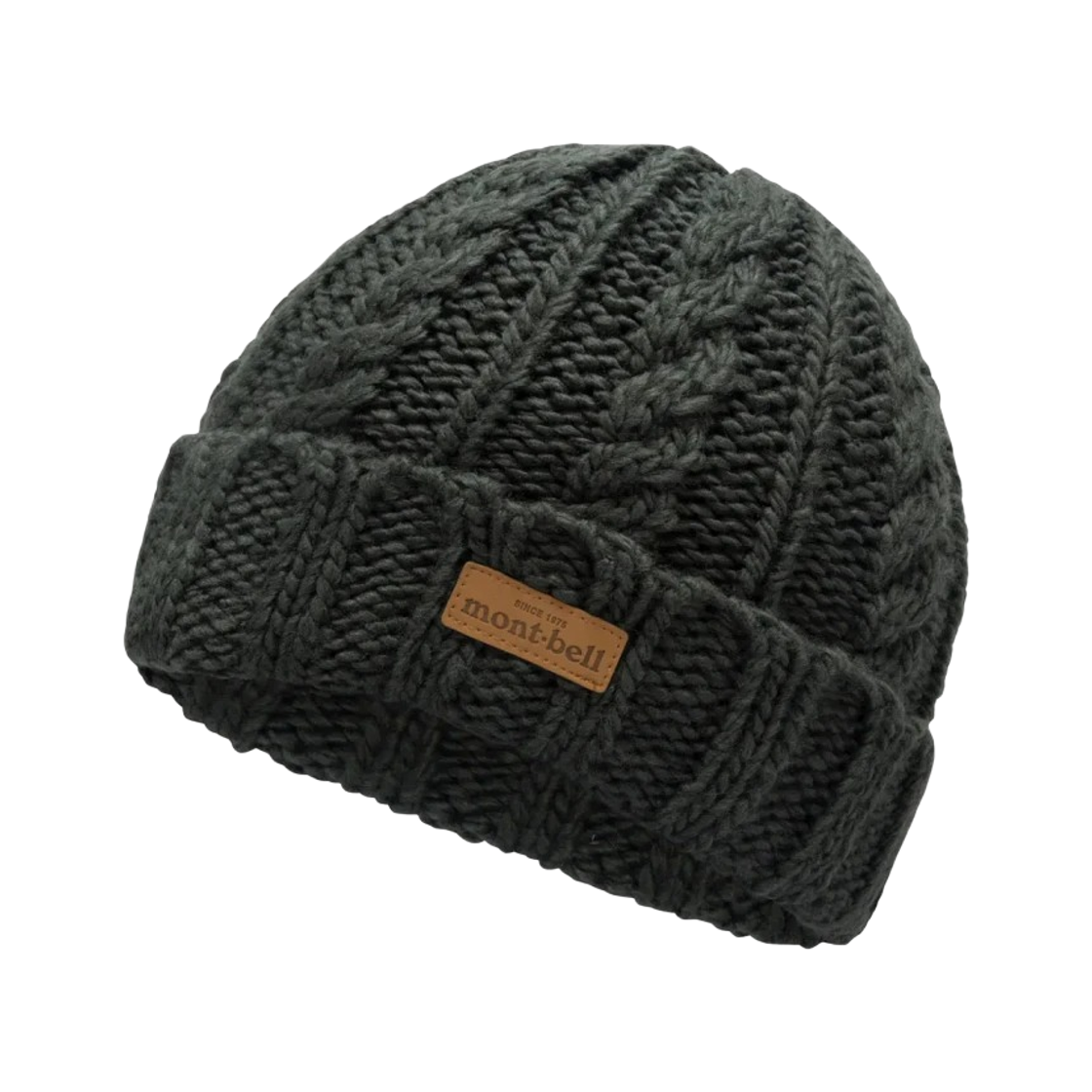 1118747 Montbell Low Gauge Knit Cap #3 Dark Gray