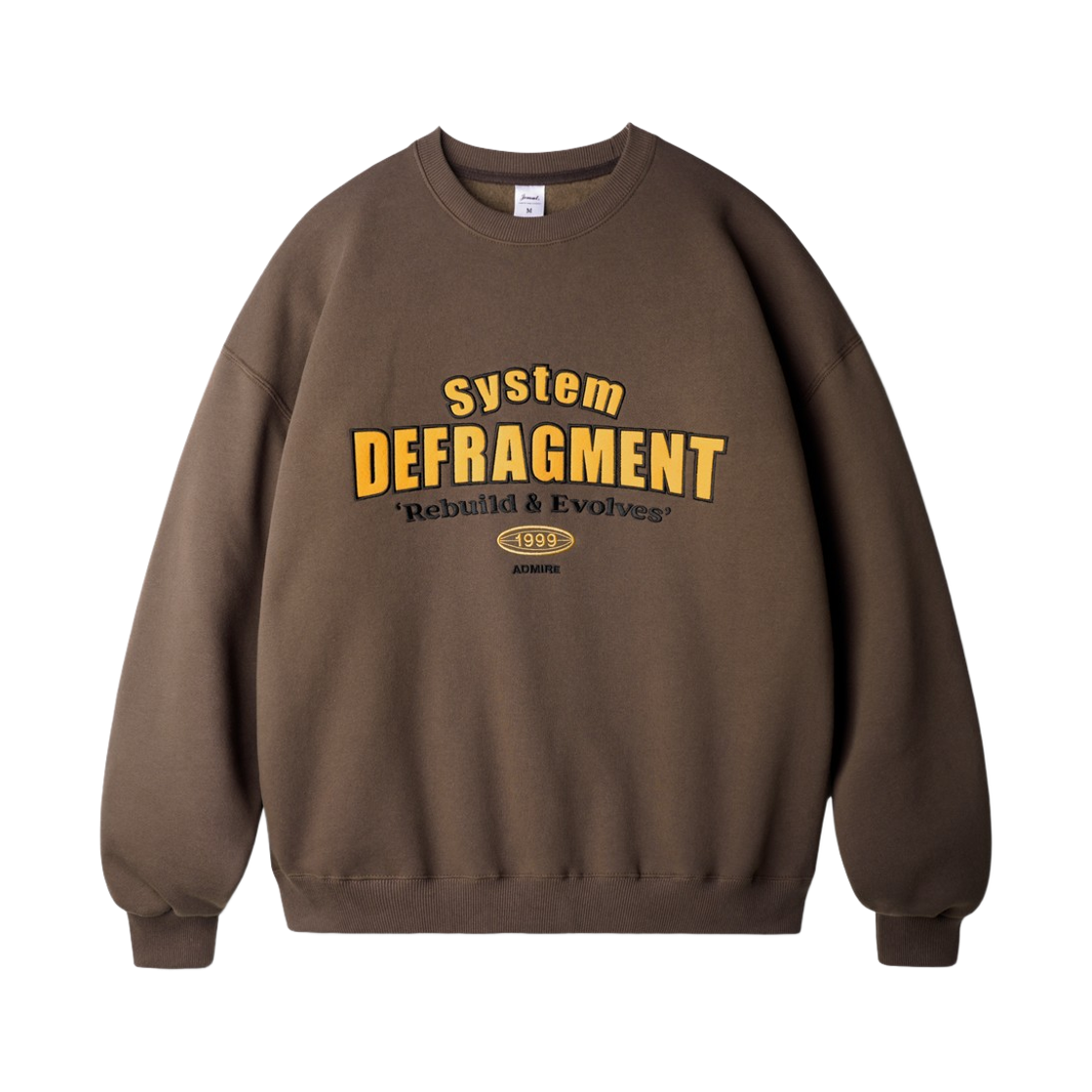 ISMT2665_brown_29 JEMUT Defragment Sweatshirt Brown ISMT2665