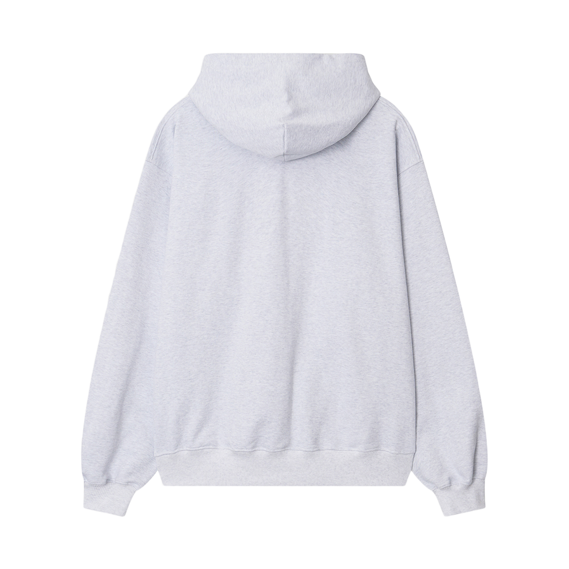 이우트 스냅 스웻 후디 멜란지 화이트(EEUT Snap Sweat Hoodie Melange White) - 2