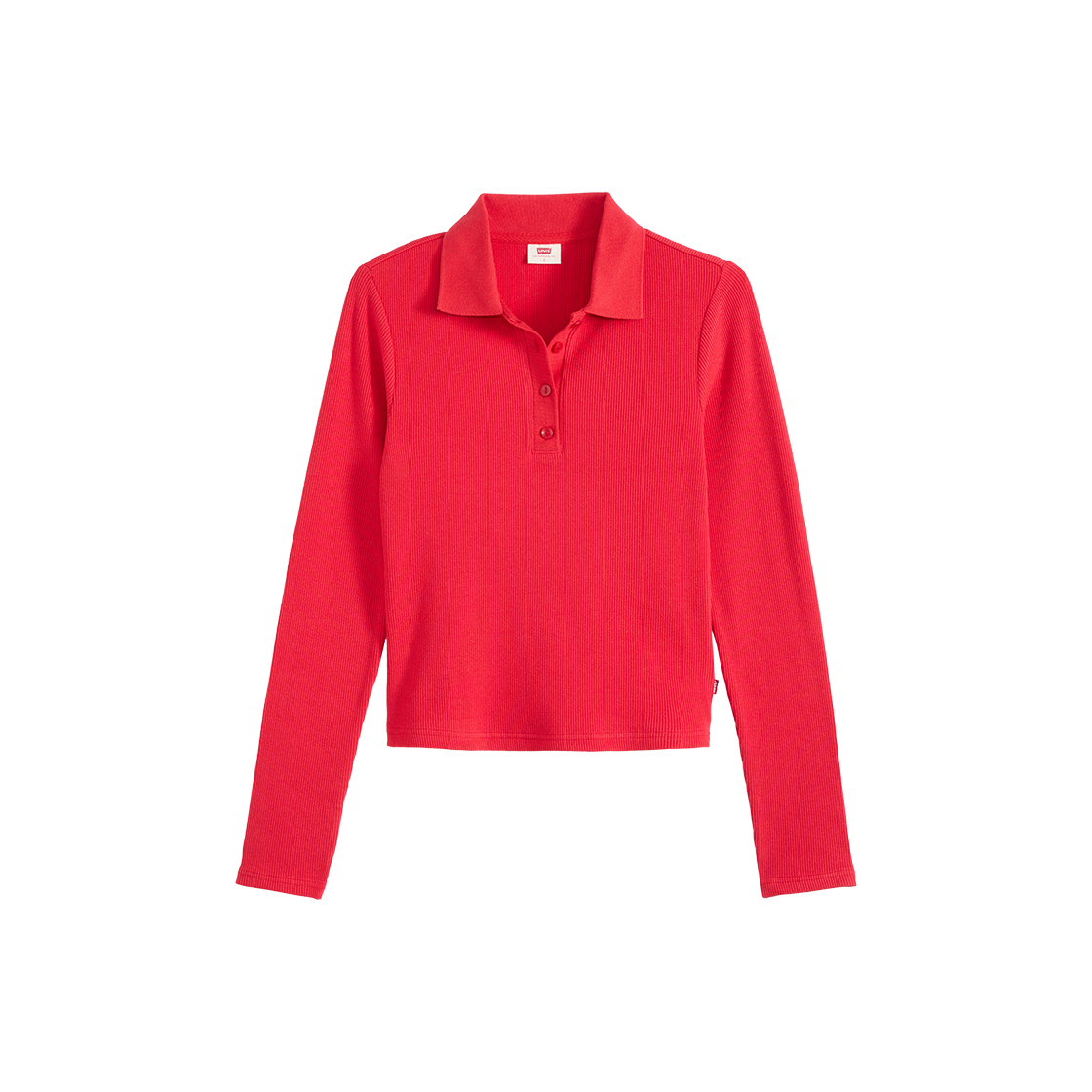 0087H-0009 Levi's Rory Long Sleeve Polo Red