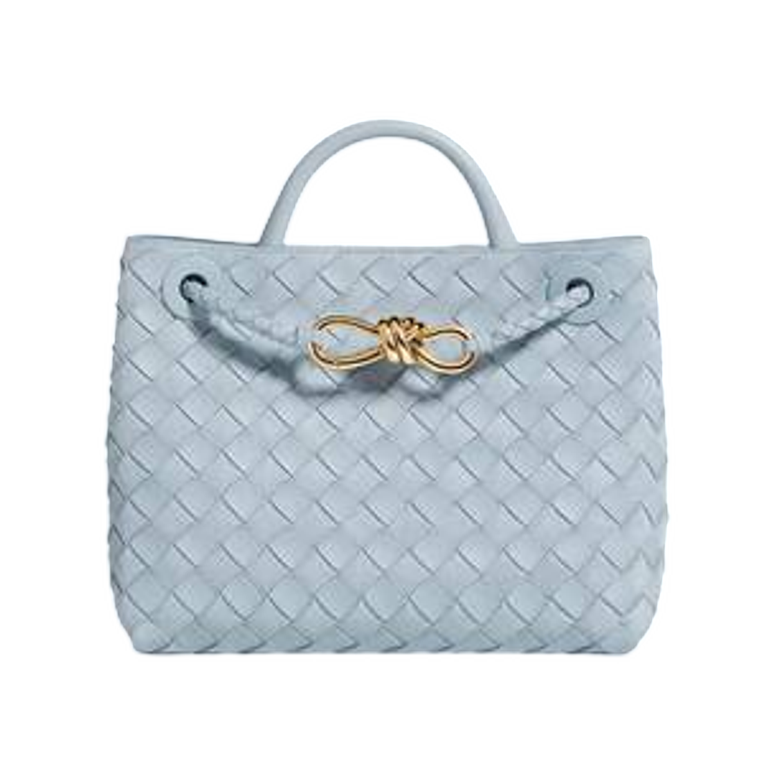 766014V76A11702 Bottega Veneta Small Andiamo Glacial