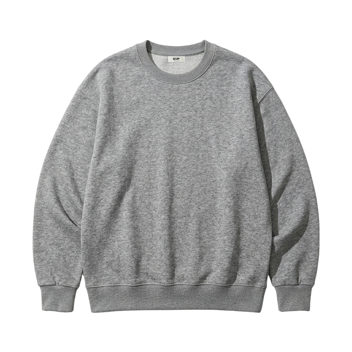 GCTOM219-멜란지 GCLIP Semi-Oversized French Terry Sweatshirt Melange
