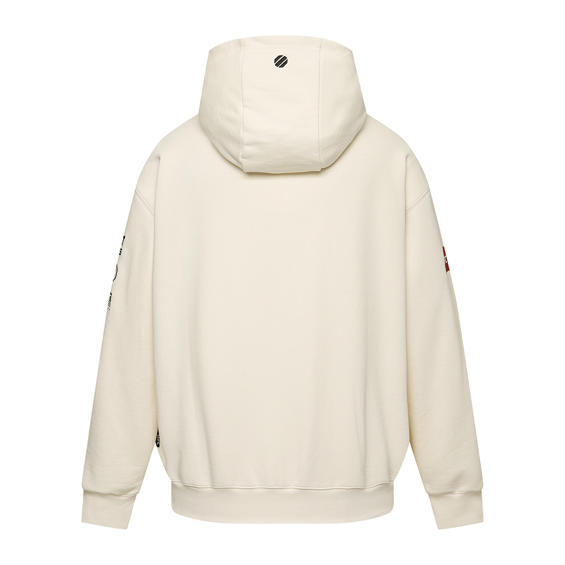 유에프씨 스포츠 MMA 스폰서십 오버핏 후드 집업 멜란지 화이트(UFC SPORT Mma Sponsorship Oversized Fit Hoodie Zip-Up Melange White) - 3