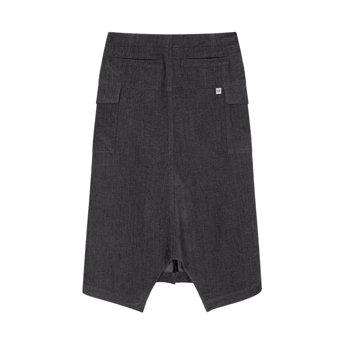 어글리쉐도우 소프트 포켓 스커트(그레이)(Uglyshadow Soft Pocket Skirt(Grey)) - 2