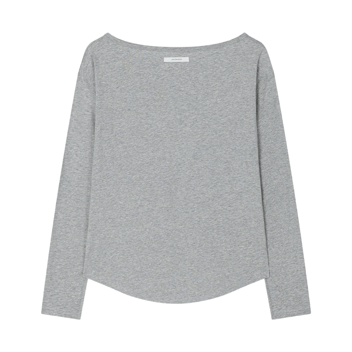 어글리쉐도우 플래킷 립 티셔츠(그레이)(Uglyshadow Placket Ribbed T-Shirt(Grey)) - 2